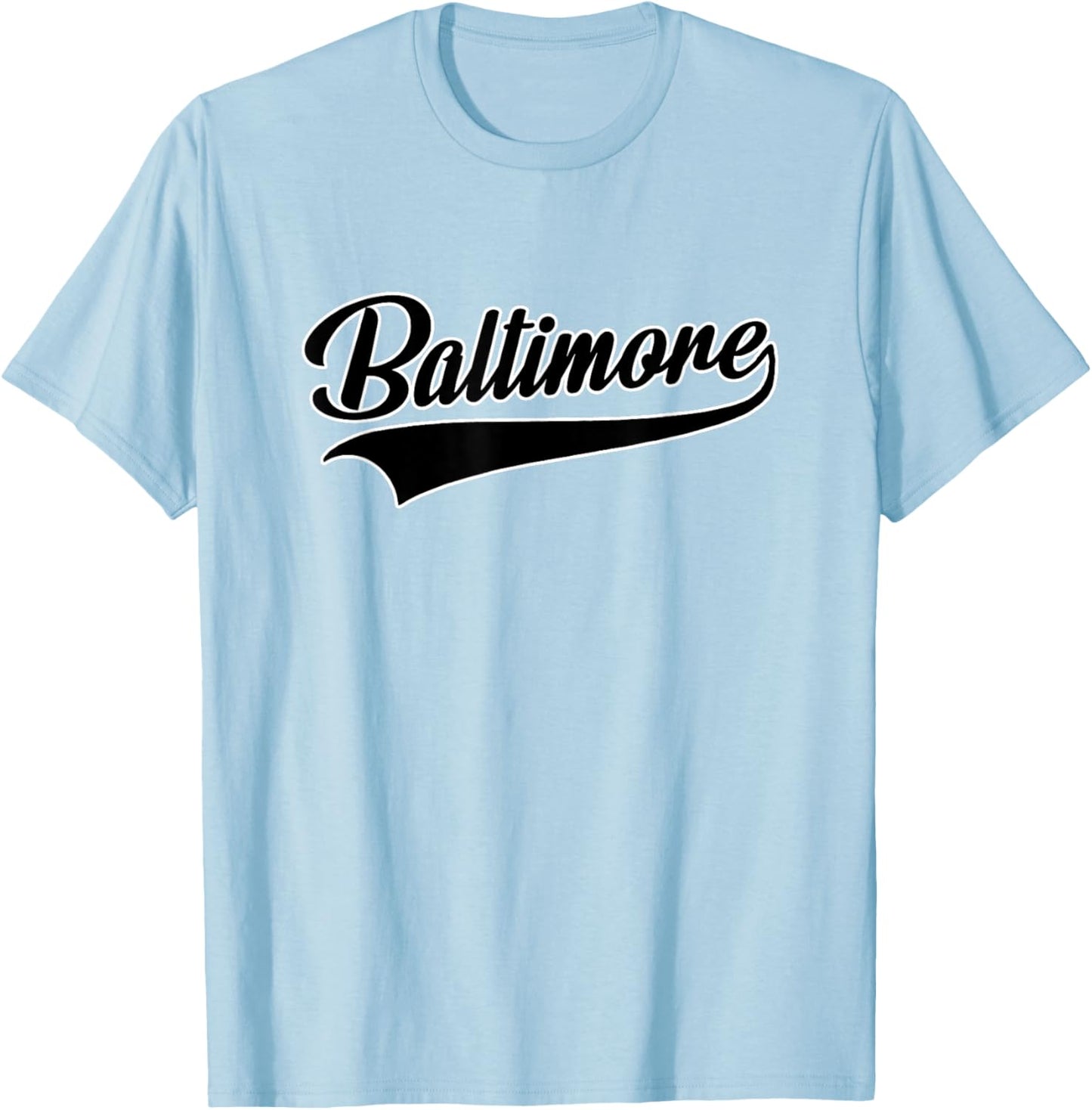 BALTIMORE - Throwback Design - Classic T-Shirt - T-Shirt | Light Blue
