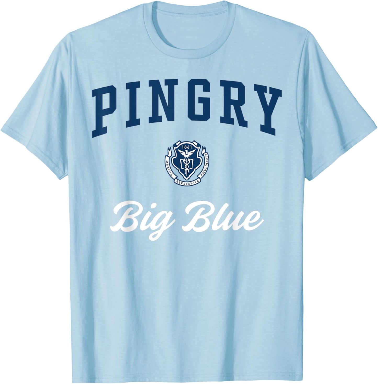 Pingry High School Big Blue T-Shirt - T-Shirt | Light Blue
