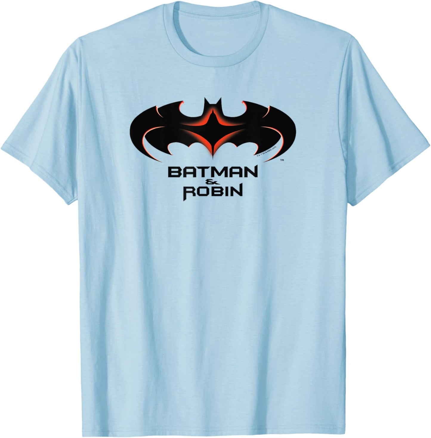 Batman & Robin (1997) Logo and Symbol T-Shirt - T-Shirt | Light Blue