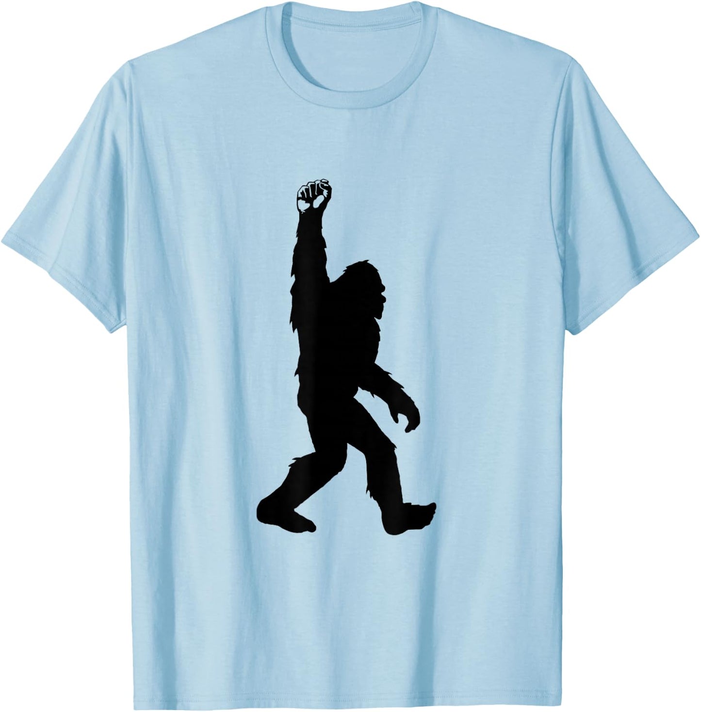 Resist Fist Protect Black Lives 1st Amendment Bigfoot T-Shirt - T-Shirt | Light Blue