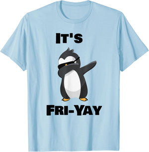 Funny Friday It's Fri-Yay Days Of The Week Teachers, Student Men Women Girls Kids T-Shirt - T-Shirt | Light Blue