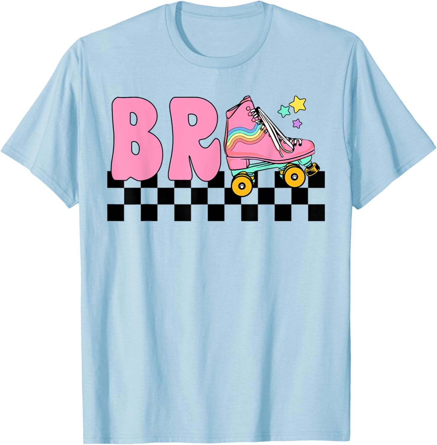 Brother Rolling Into Birthday Roller Skating Family Matching T-Shirt - T-Shirt | Light Blue