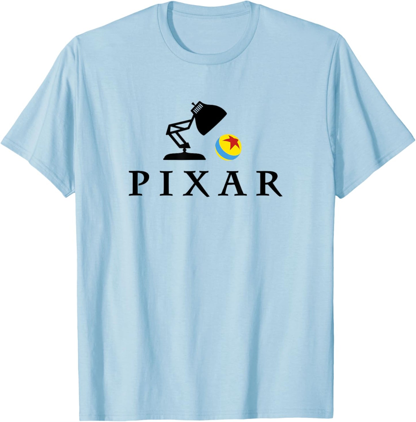 Disney Pixar Luxo Jr. Ball Logo T-Shirt - T-Shirt | Light Blue