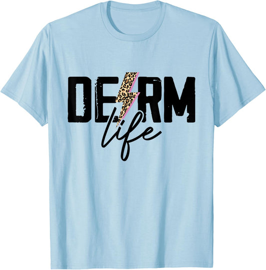 Derm Life Cosmetic Dermatologist Dermatology Nurse T-Shirt - T-Shirt | Light Blue