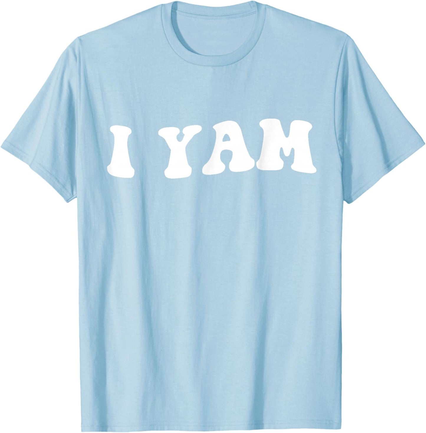 My Sweet Potato Is Pregnant I Yam Matching Couples Pregnancy T-Shirt - T-Shirt | Light Blue