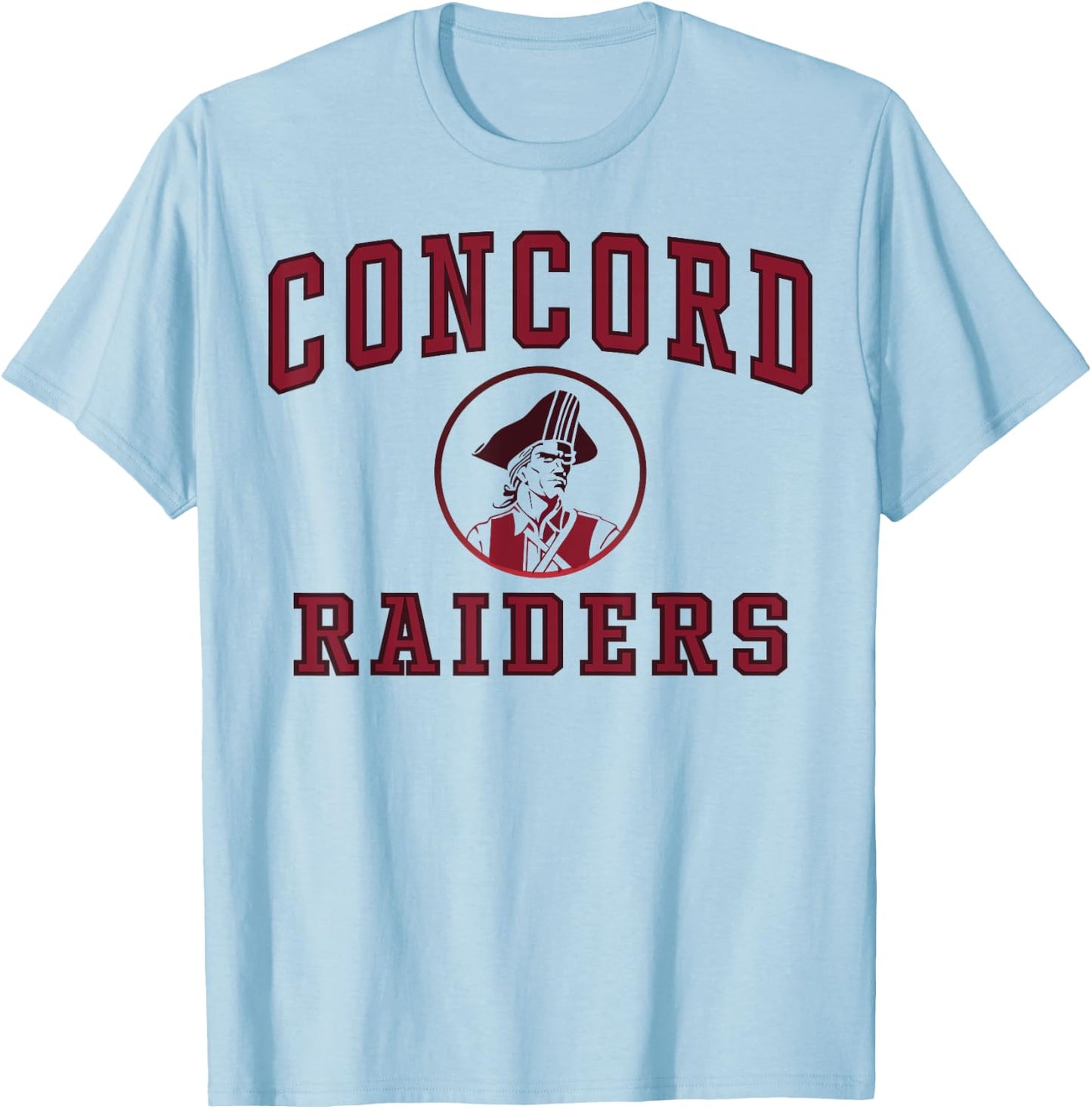 Concord High School Raiders C1 T-Shirt - T-Shirt | Light Blue