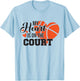 My heart is on that court women basketball kids T-Shirt - T-Shirt | Light Blue