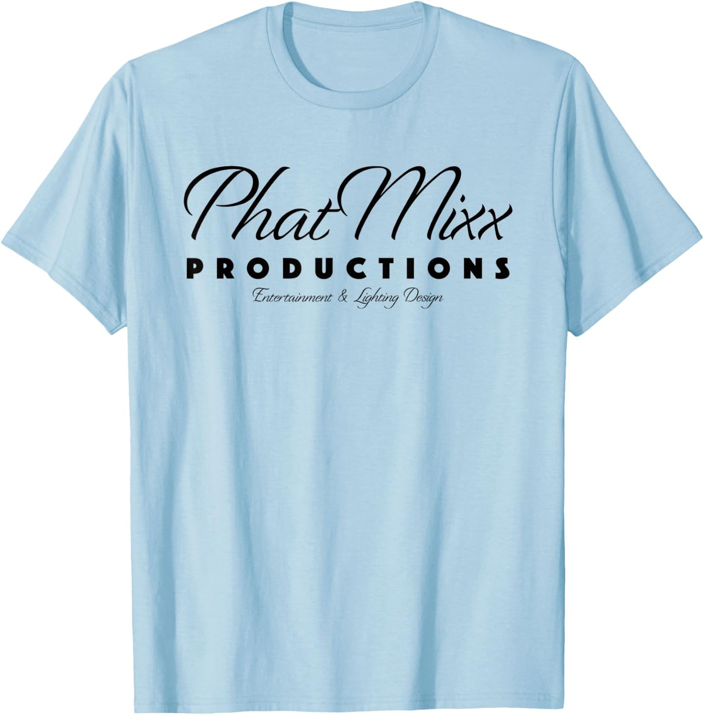 Phat Mixx Productions - Clean Logo T-Shirt - T-Shirt | Light Blue