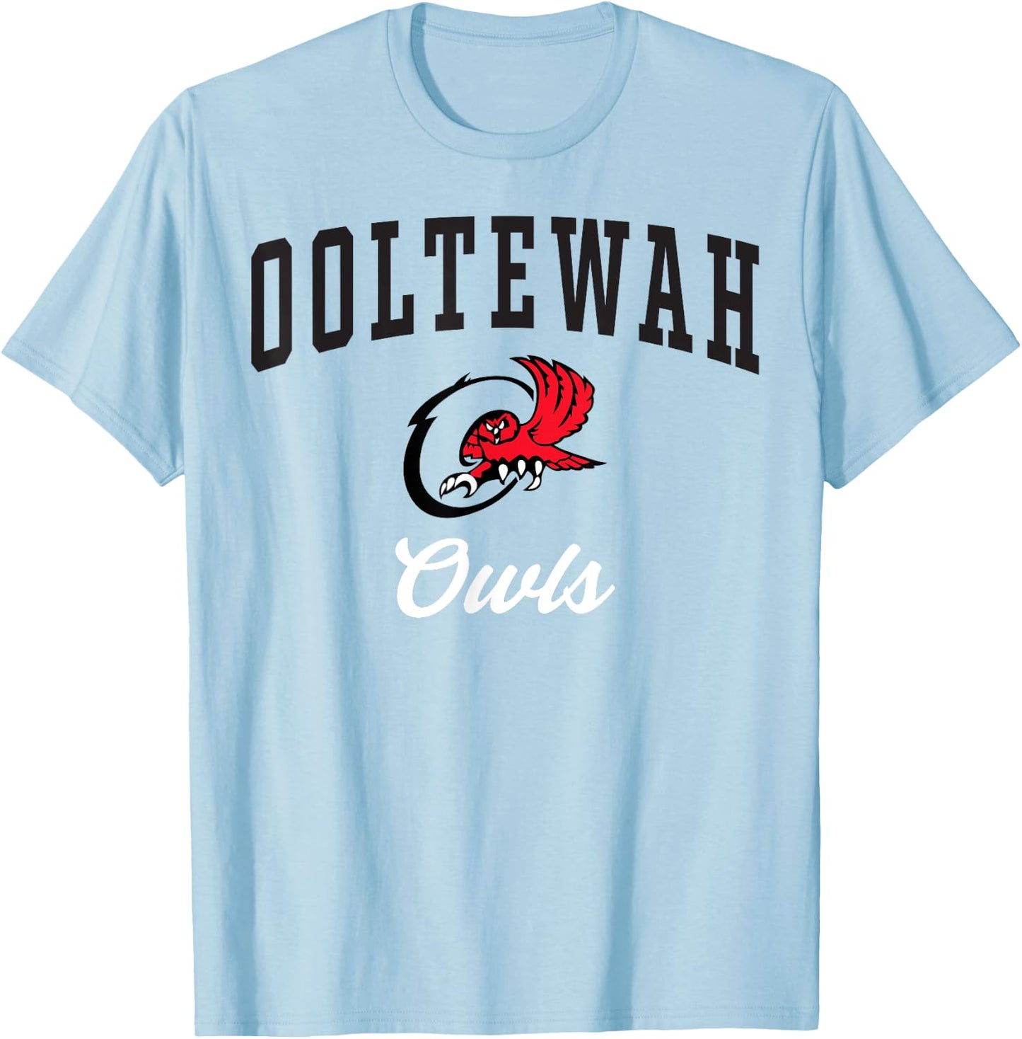 Ooltewah High School Owls C3 T-Shirt - T-Shirt | Light Blue
