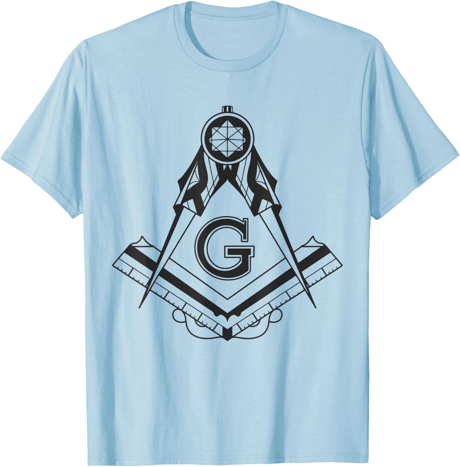 Freemason Emblem T-Shirt - T-Shirt | Light Blue