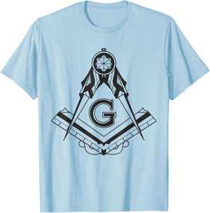Freemason Emblem T-Shirt - T-Shirt | Light Blue