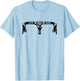 Cyclist Funny Biker Life Behind Bars Triathlon Bicycle Rider T-Shirt - T-Shirt | Light Blue