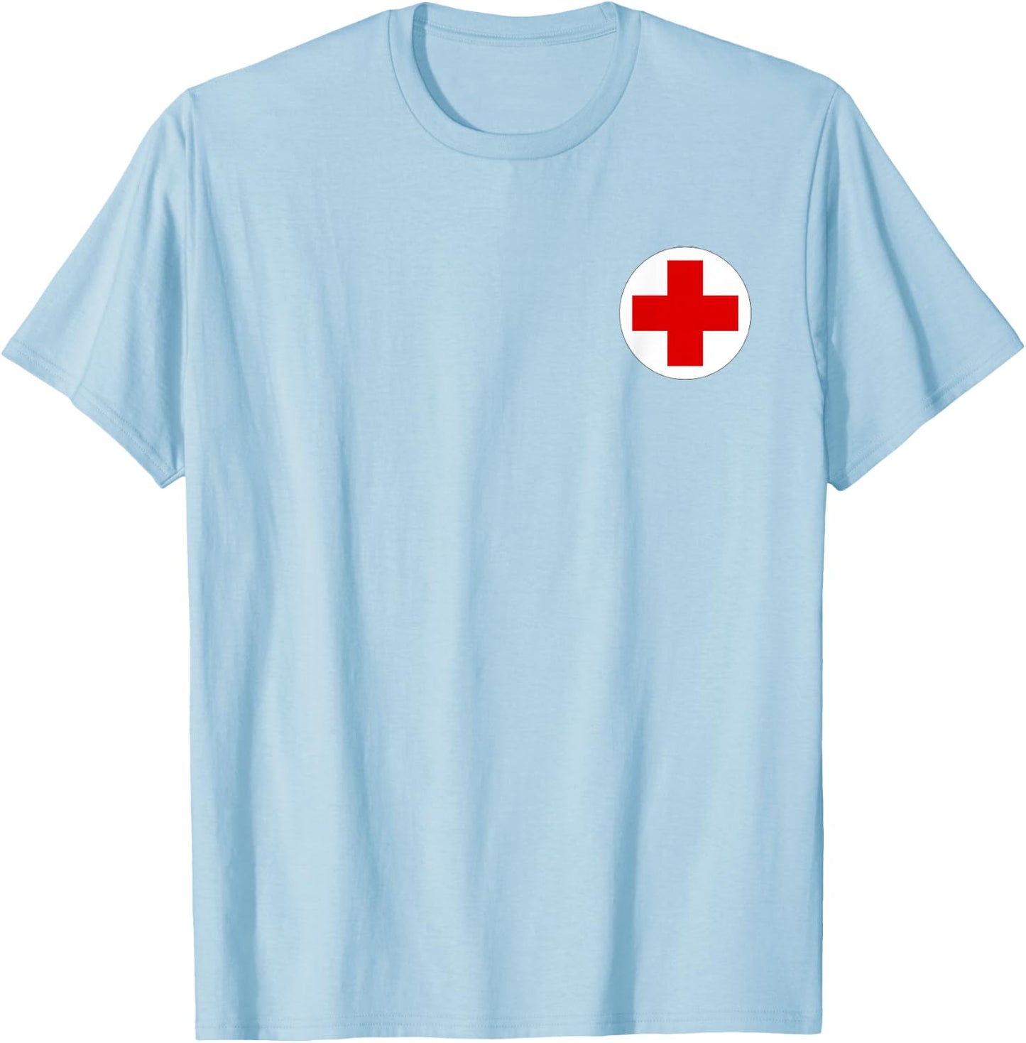 Classic Medic First Aid Symbol Army Combat Medic Specialist T-Shirt - T-Shirt | Light Blue