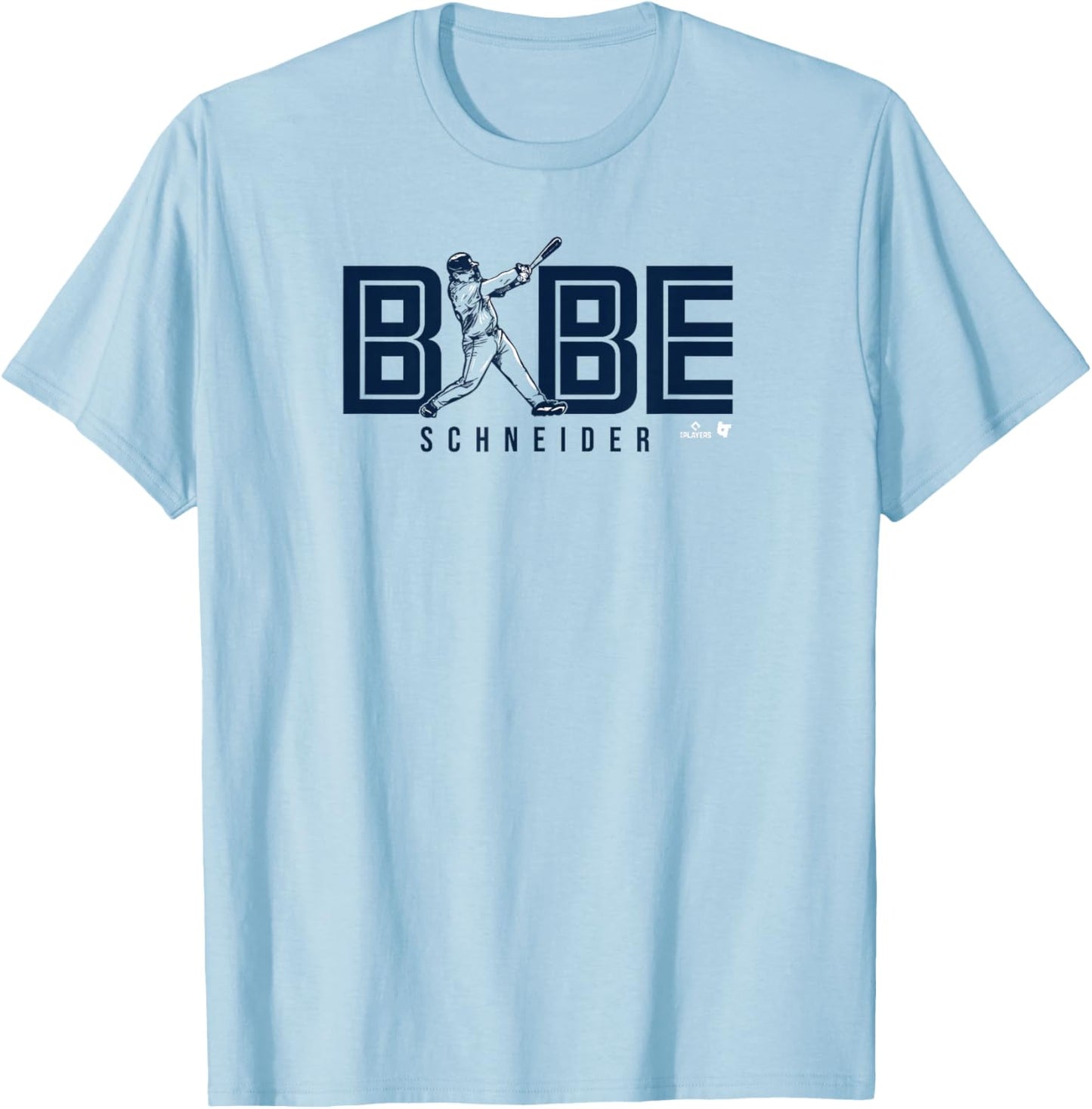 Davis Schneider: Babe - Toronto Baseball T-Shirt - T-Shirt | Light Blue