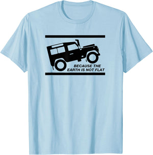 Einhrner und A-Lcher - Nerd Stuff 4x4 Soil , -Adult, Grey, Small, Short Sleeve T-Shirt - T-Shirt | Light Blue