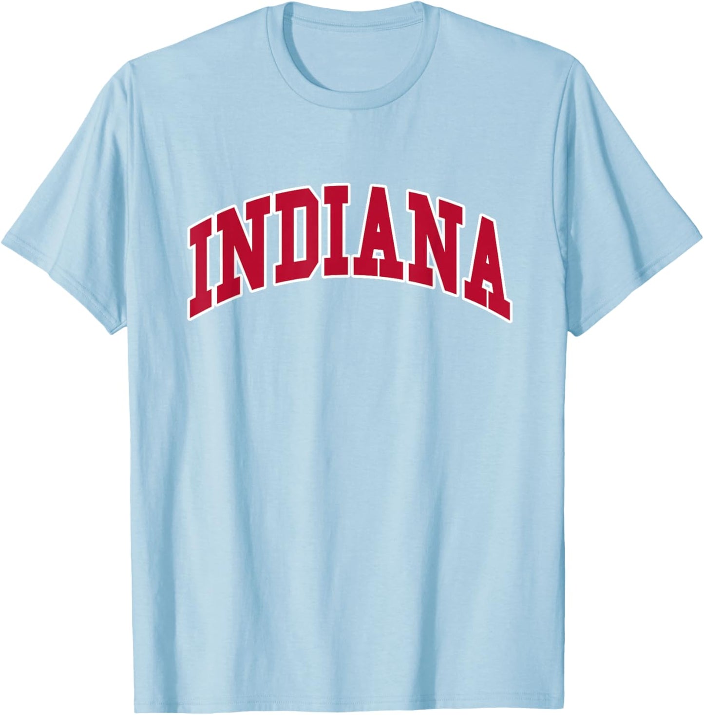 Indiana - Throwback Design T-Shirt - T-Shirt | Light Blue