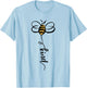 Bee Kind Be Kind T-Shirt - T-Shirt | Light Blue