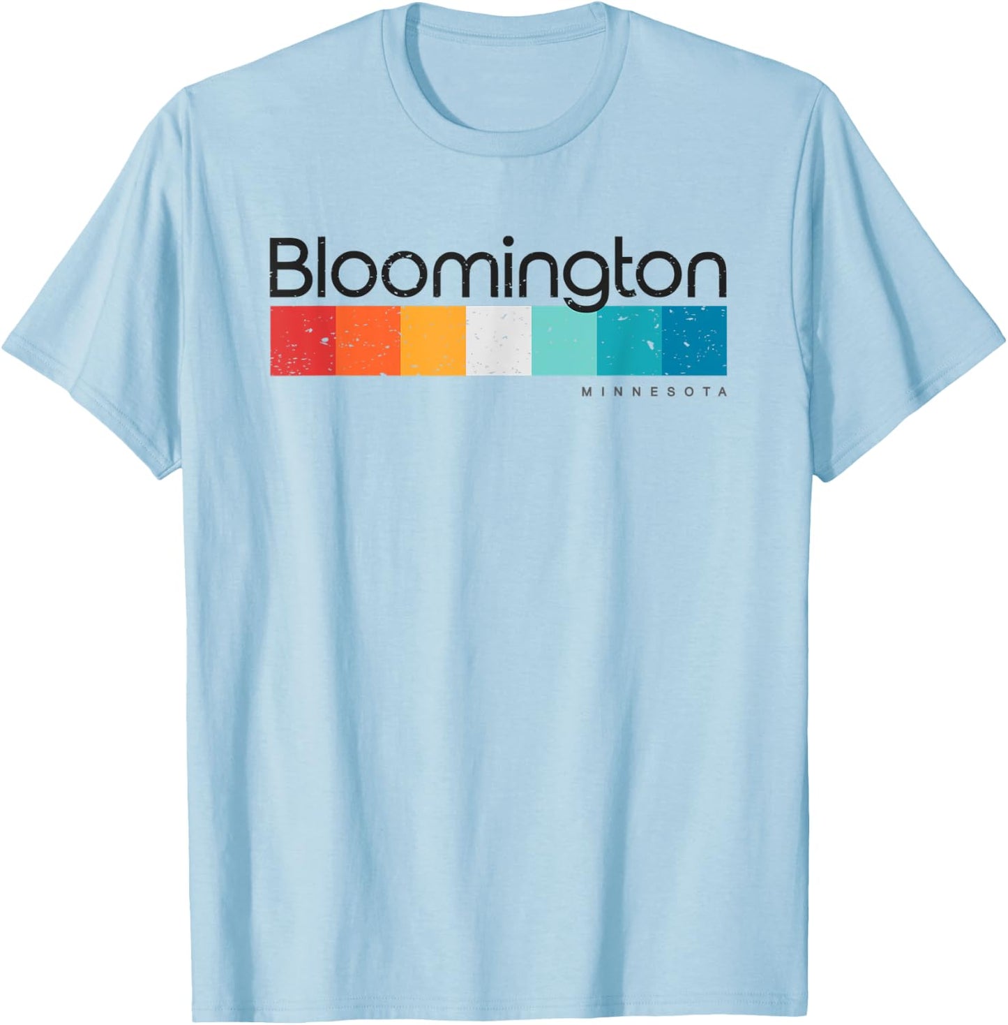 Vintage Bloomington Minnesota MN Retro Design T-Shirt - T-Shirt | Light Blue