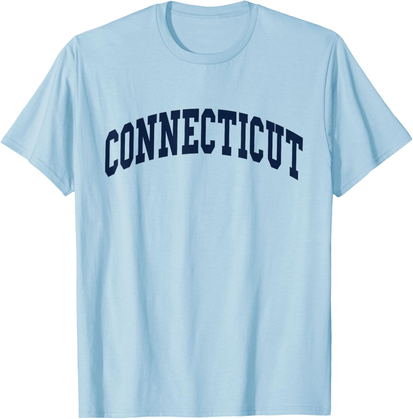 Connecticut - Throwback Design - Classic T-Shirt - T-Shirt | Light Blue