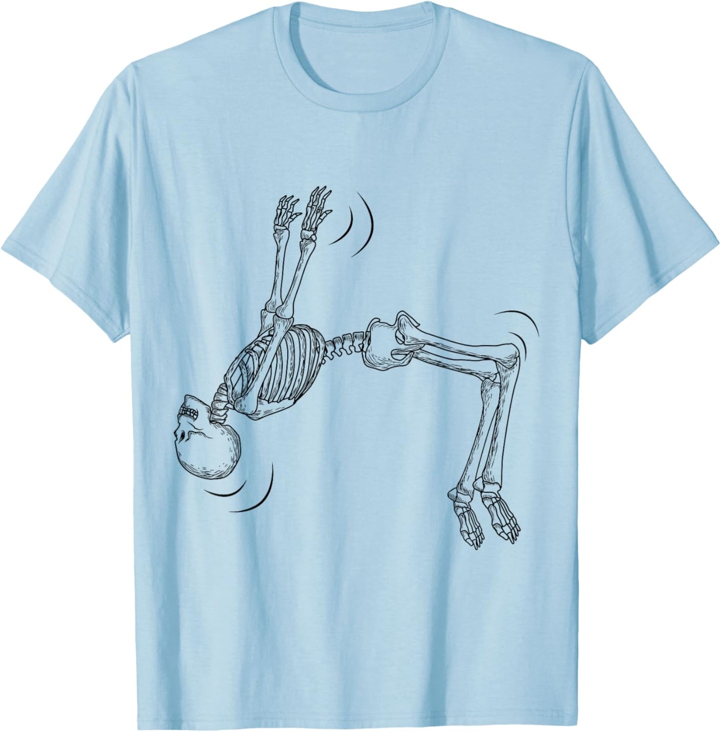 Parkour Freerunner Traceur Freerunning Men Boys Kids T-Shirt - T-Shirt | Light Blue