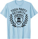 Toga Party Security Guard Greek Celebration College Frat Boy T-Shirt - T-Shirt | Light Blue