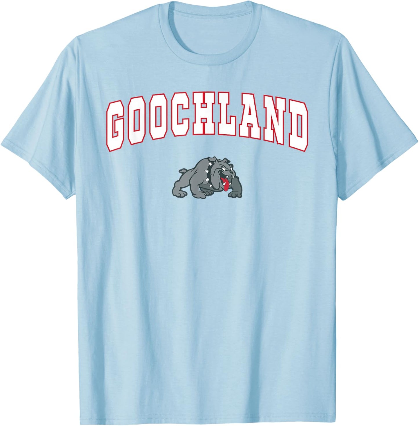 Goochland High School Bulldogs T-Shirt - T-Shirt | Light Blue