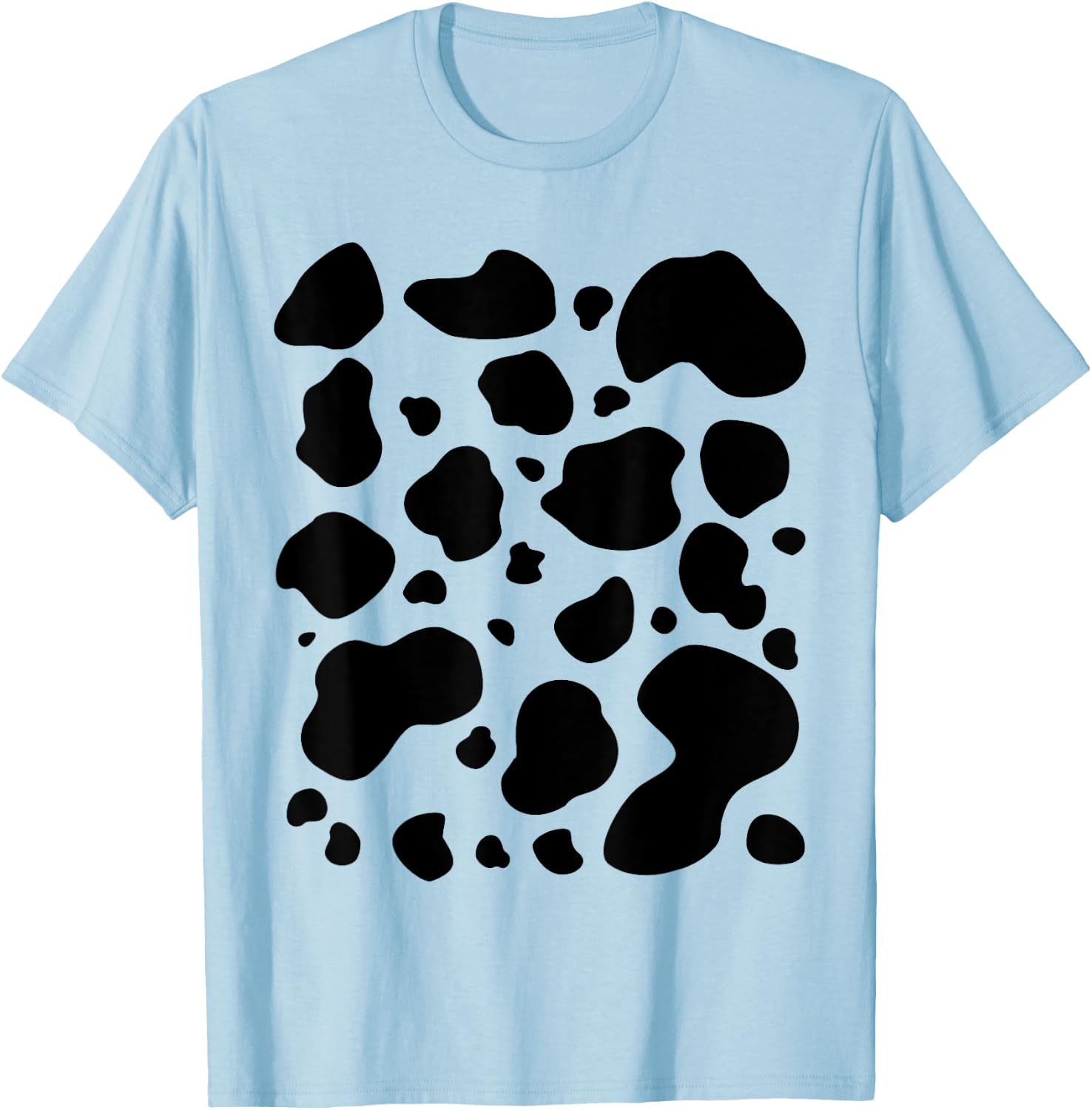 Cow Adult Kids Men Women Cow Costume Shirt T-Shirt - T-Shirt | Light Blue