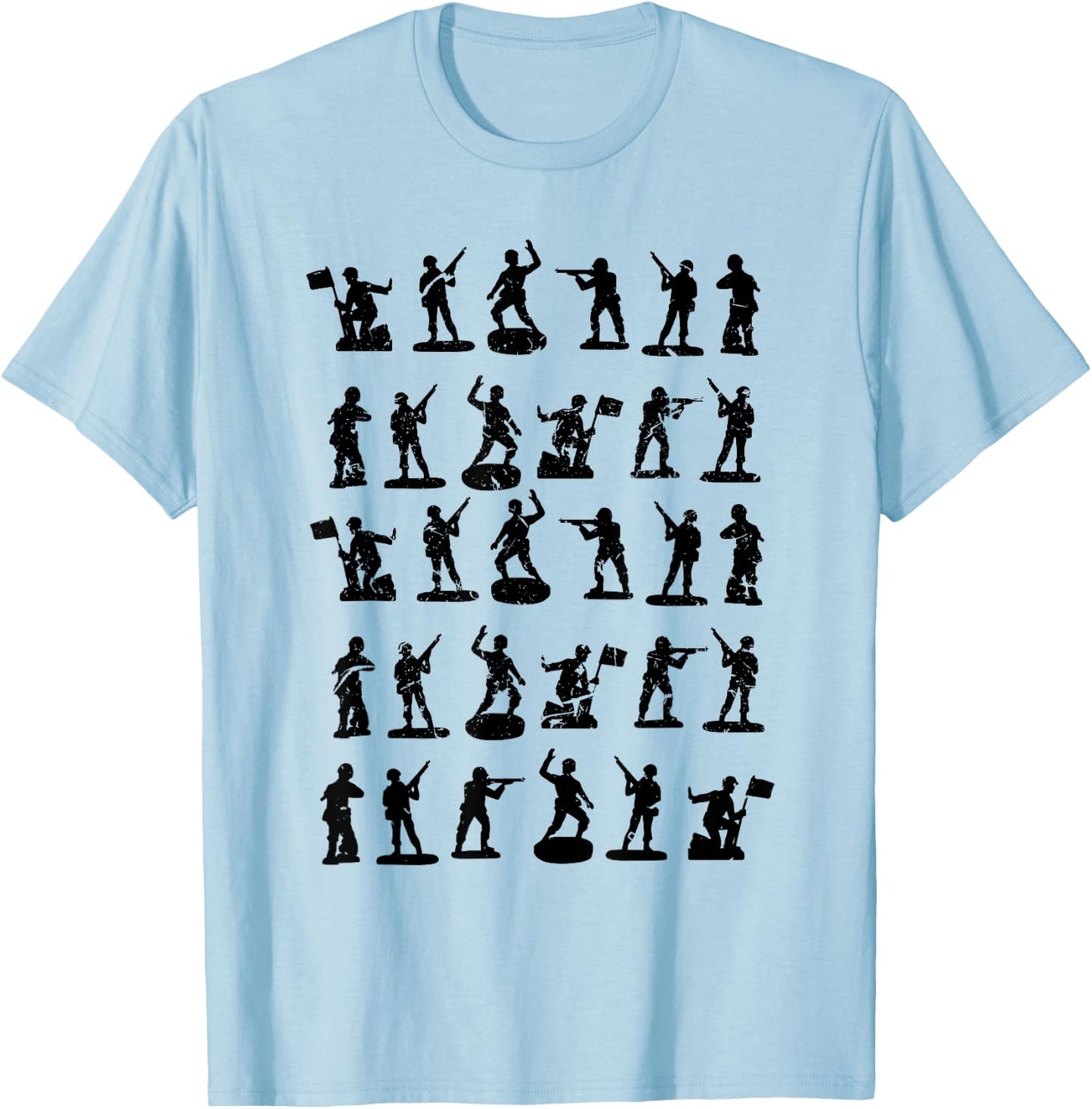Toy Soldiers Shirt | Cute Little Lovers Gift T-Shirt - T-Shirt | Light Blue