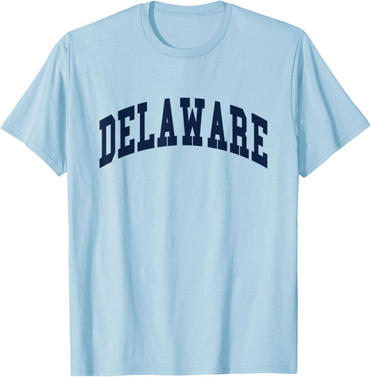 Delaware - Throwback Design - Classic T-Shirt - T-Shirt | Light Blue