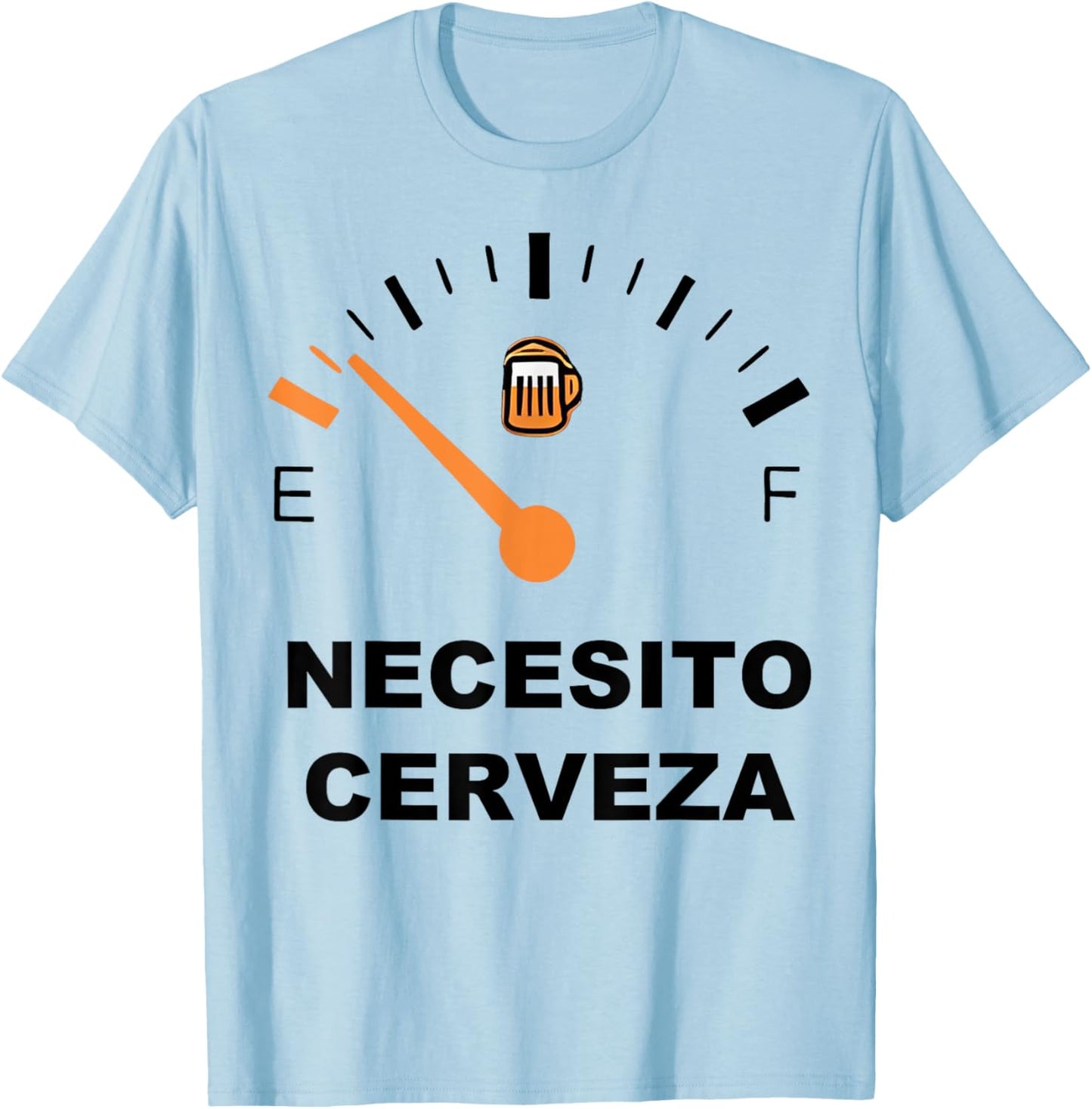 Necesito Cerveza T-Shirt - T-Shirt | Light Blue