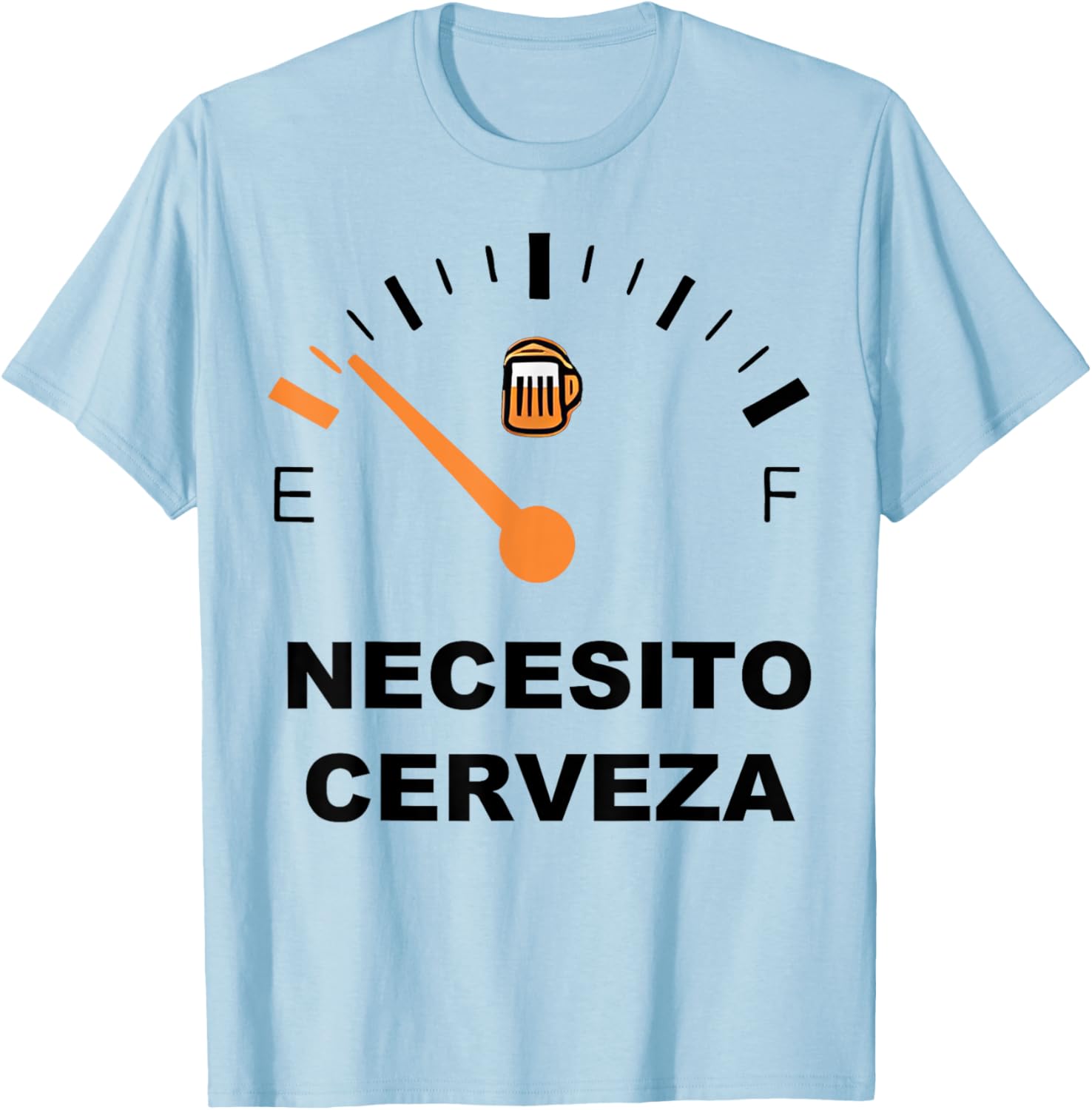 Necesito Cerveza T-Shirt - T-Shirt | Light Blue