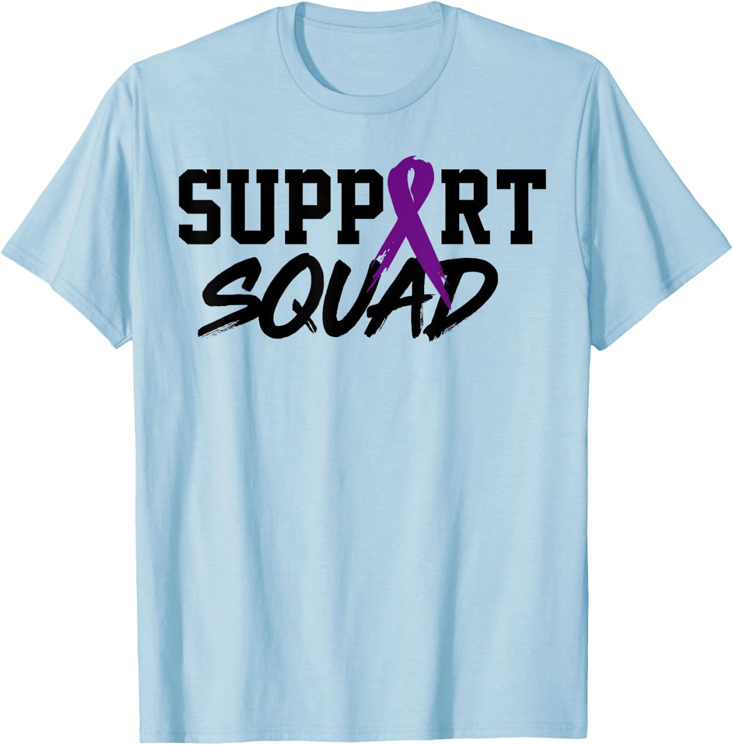 Lupus Awareness Month Support Squad Autoimmune Diseases SLE T-Shirt - T-Shirt | Light Blue