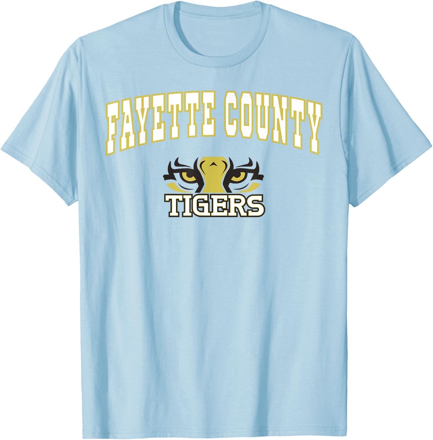 Fayette County High School Tigers C2 T-Shirt - T-Shirt | Light Blue