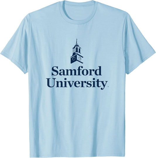 Samford Bulldogs | Official NCAA University Merch | PPSAM07 T-Shirt - T-Shirt | Light Blue