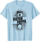 Piston Poppa - Vintage Car Lover Dad Grandpa Gift T-Shirt - T-Shirt | Light Blue