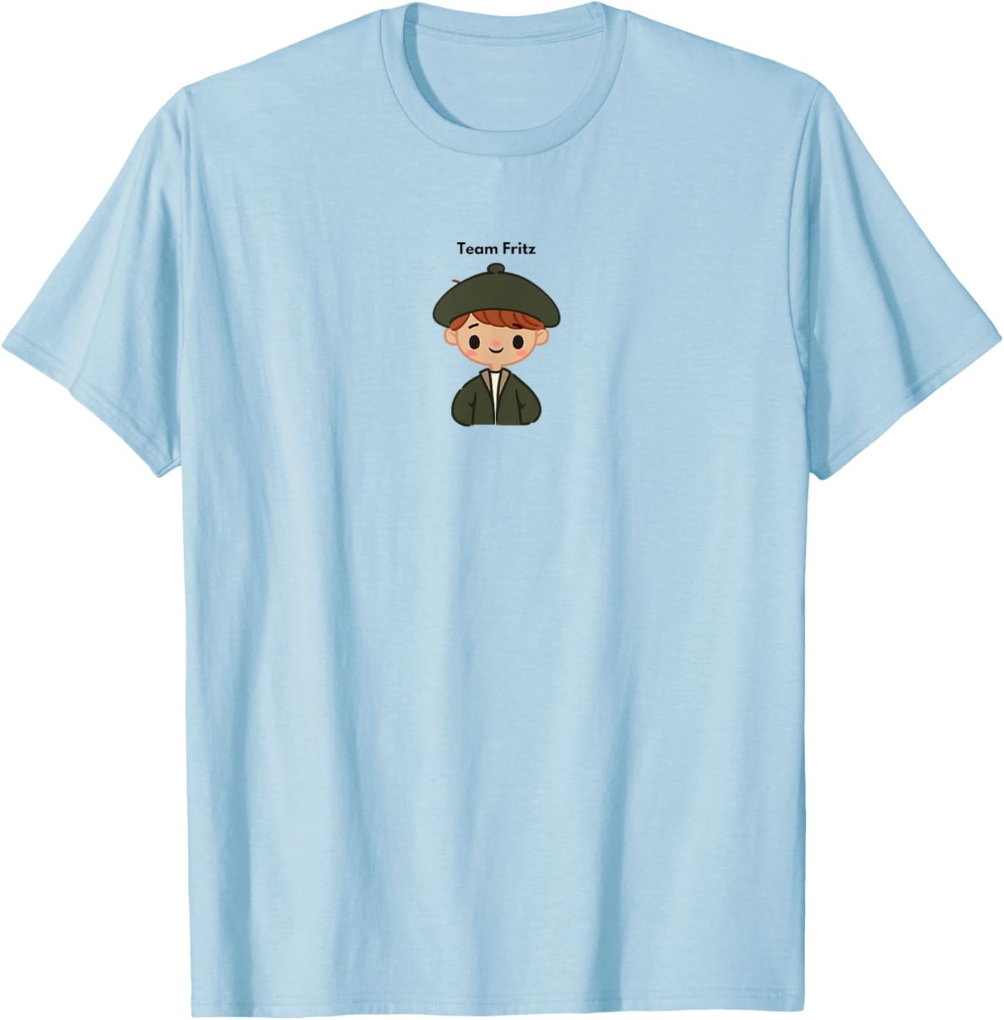 Cute Team Fritz Nutcracker Ballet Christmas Dancer Graphic T-Shirt - T-Shirt | Light Blue