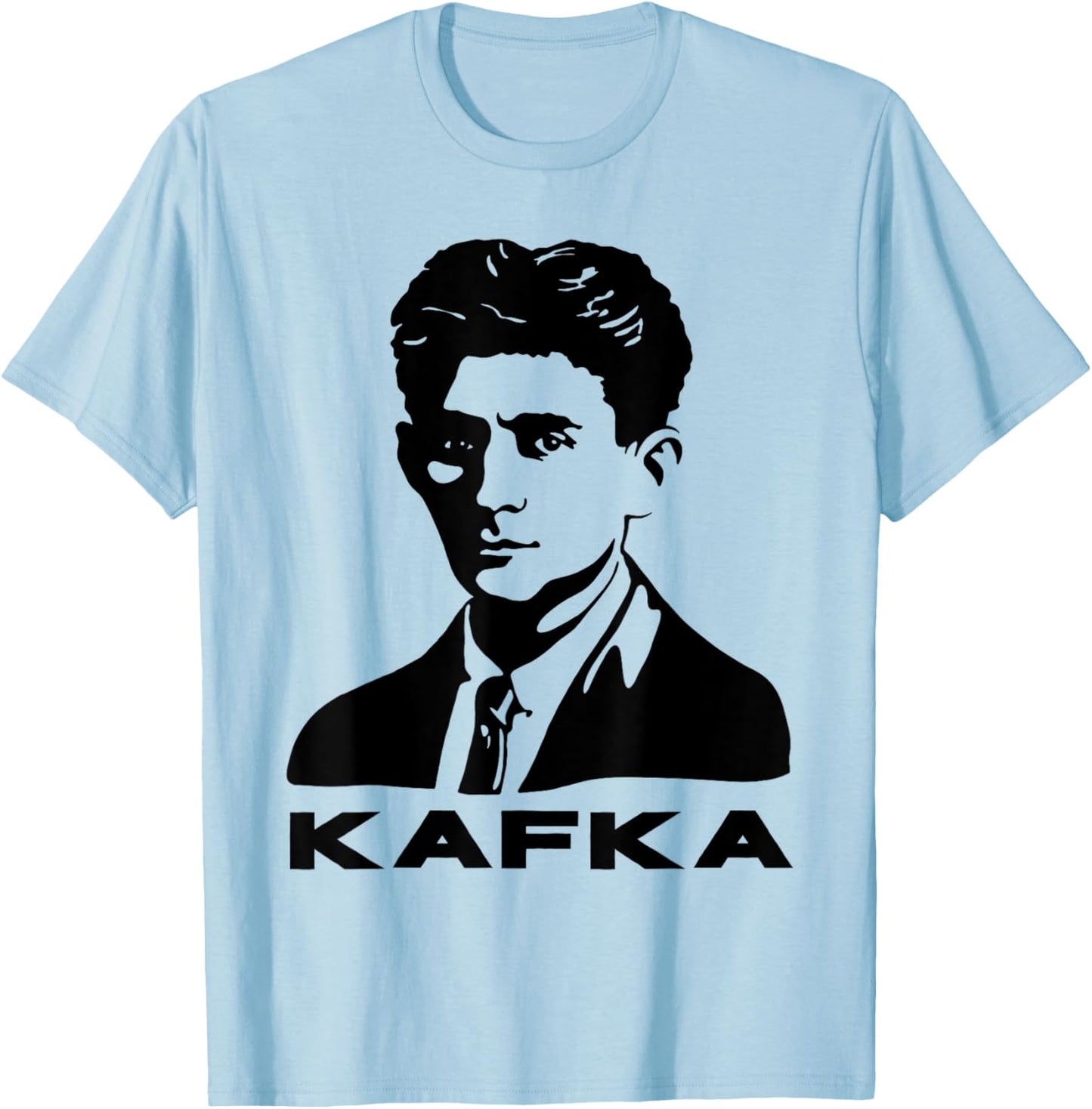 Franz Kafka Portrait T-Shirt - T-Shirt | Light Blue