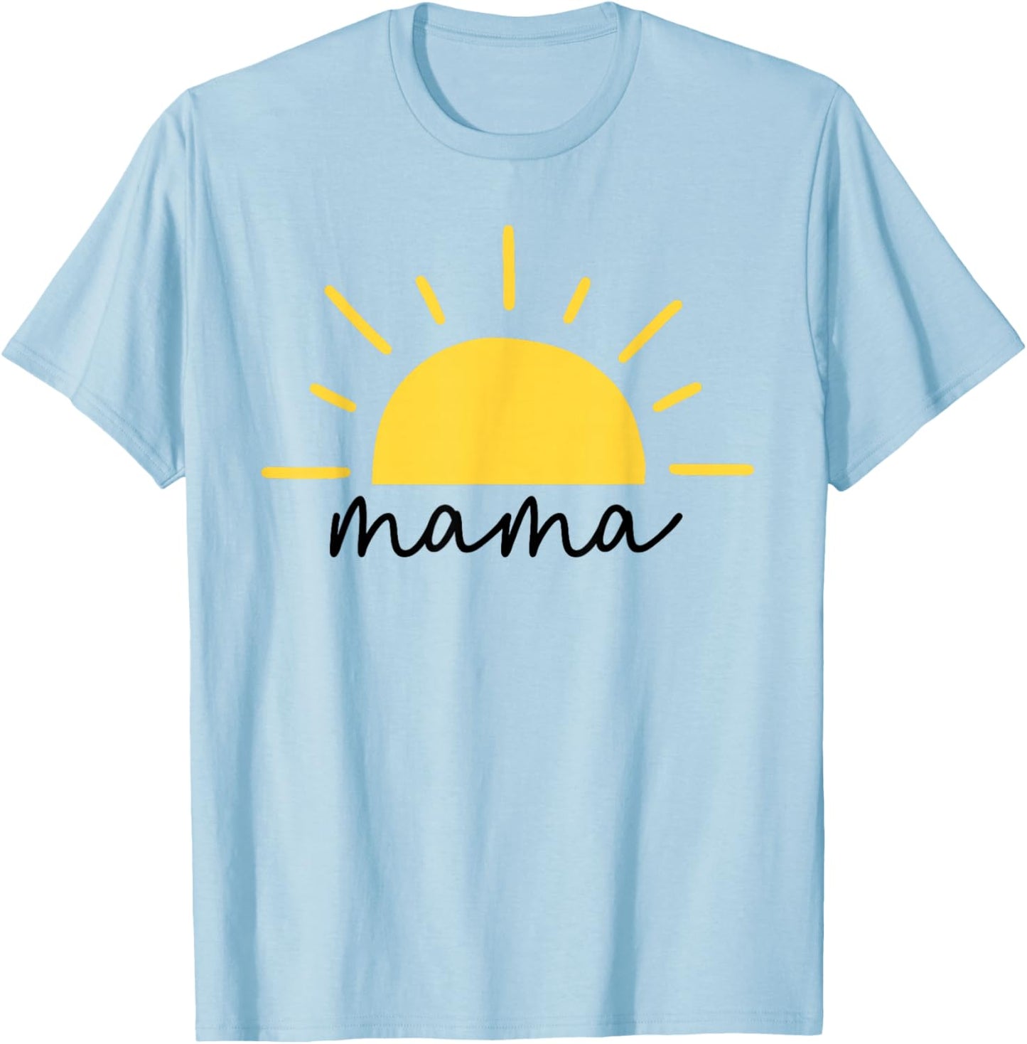 Mama of the 1st Birthday First Trip Around the Sun Space T-Shirt - T-Shirt | Light Blue