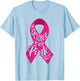 In October We Wear Pink Breast Cancer Awareness Month 2025 T-Shirt - T-Shirt | Light Blue