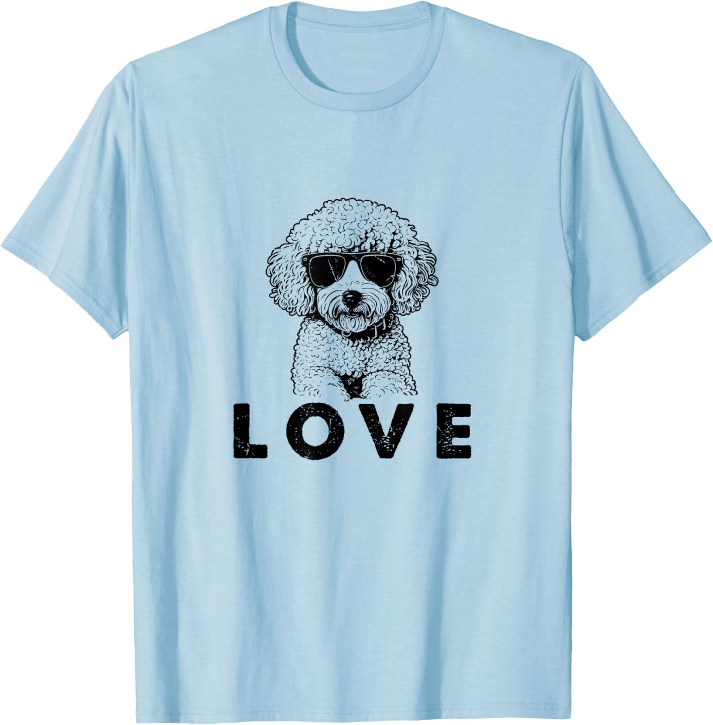 I Love My Poochon Dog Gifts for Dog Lovers Men Women Poochon T-Shirt - T-Shirt | Light Blue