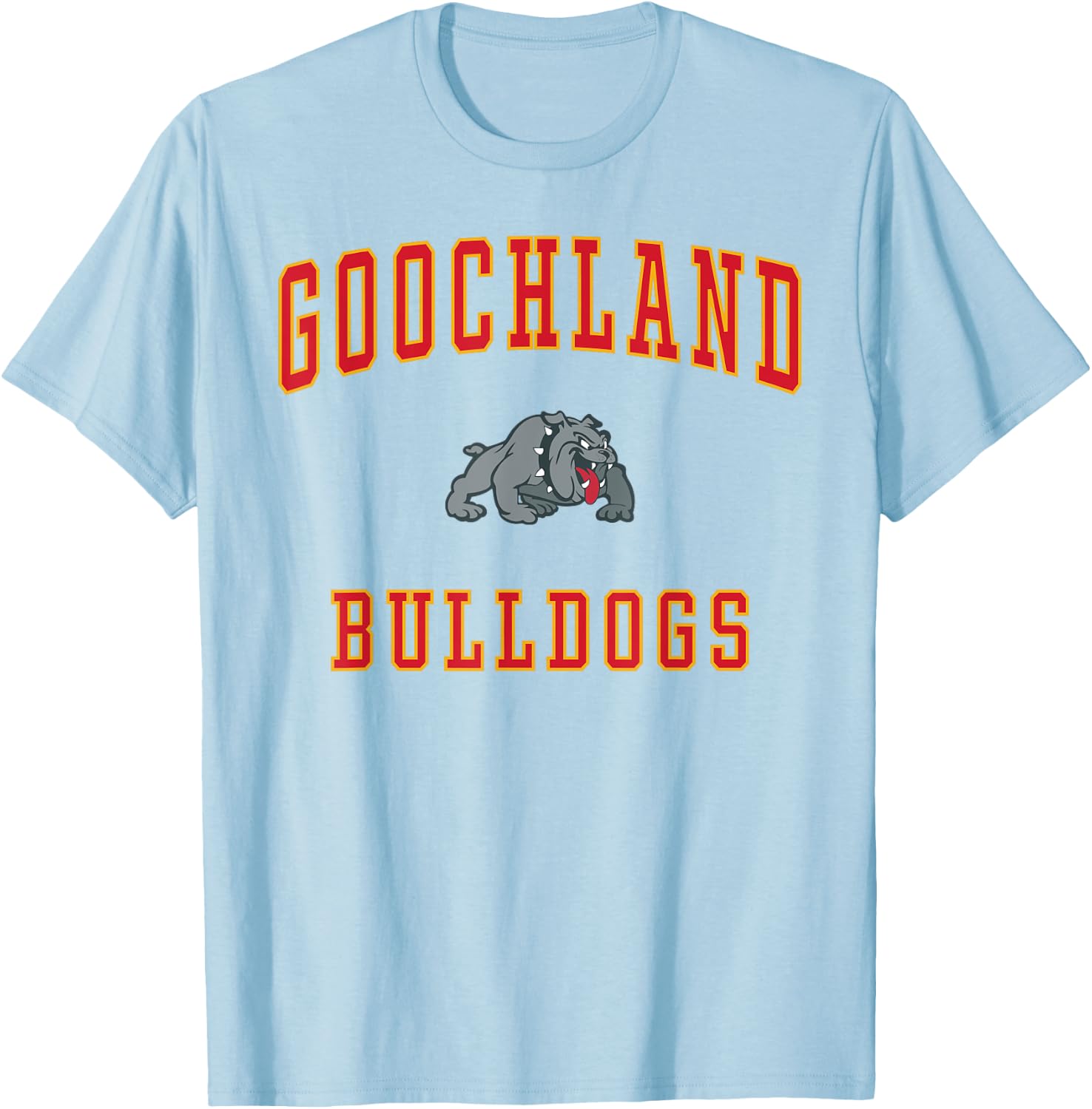 Goochland High School Bulldogs T-Shirt - T-Shirt | Light Blue