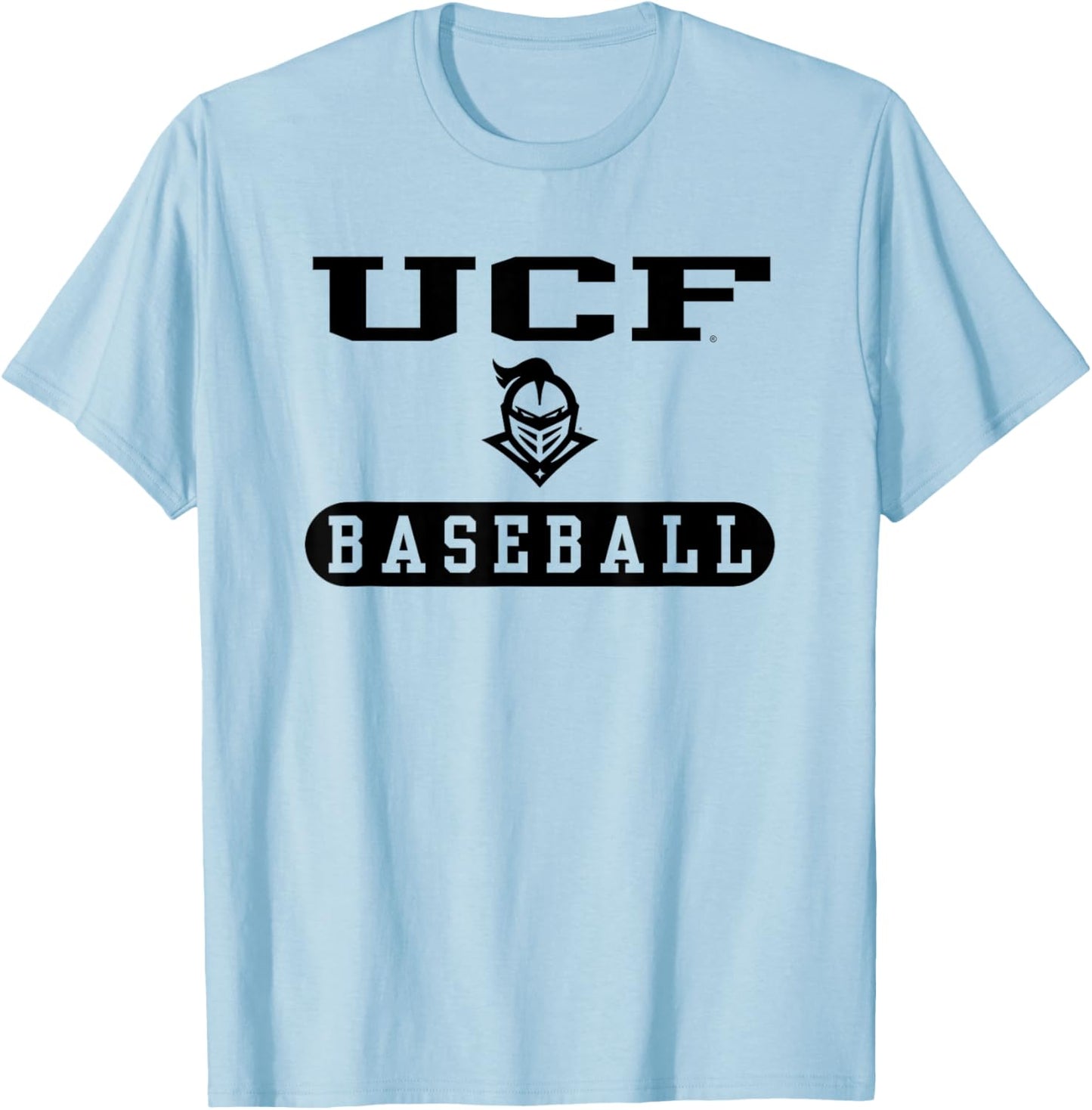 Central Florida Golden Knights Baseball Logo T-Shirt - T-Shirt | Light Blue