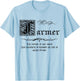 Medieval Master Farmer T-Shirt - T-Shirt | Light Blue