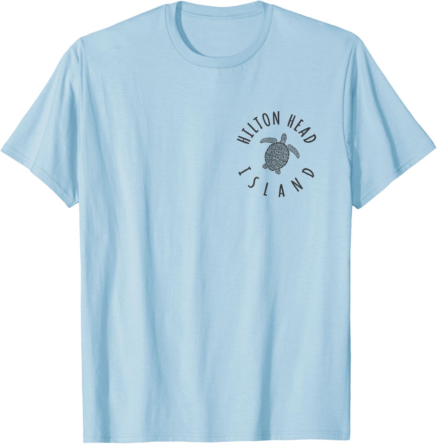 JCombs: Hilton Head Island, SC, Sea Turtle (2-Sided) T-Shirt - T-Shirt | Light Blue