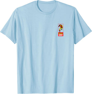 Iron Man - Comic Panels T-Shirt - T-Shirt | Light Blue