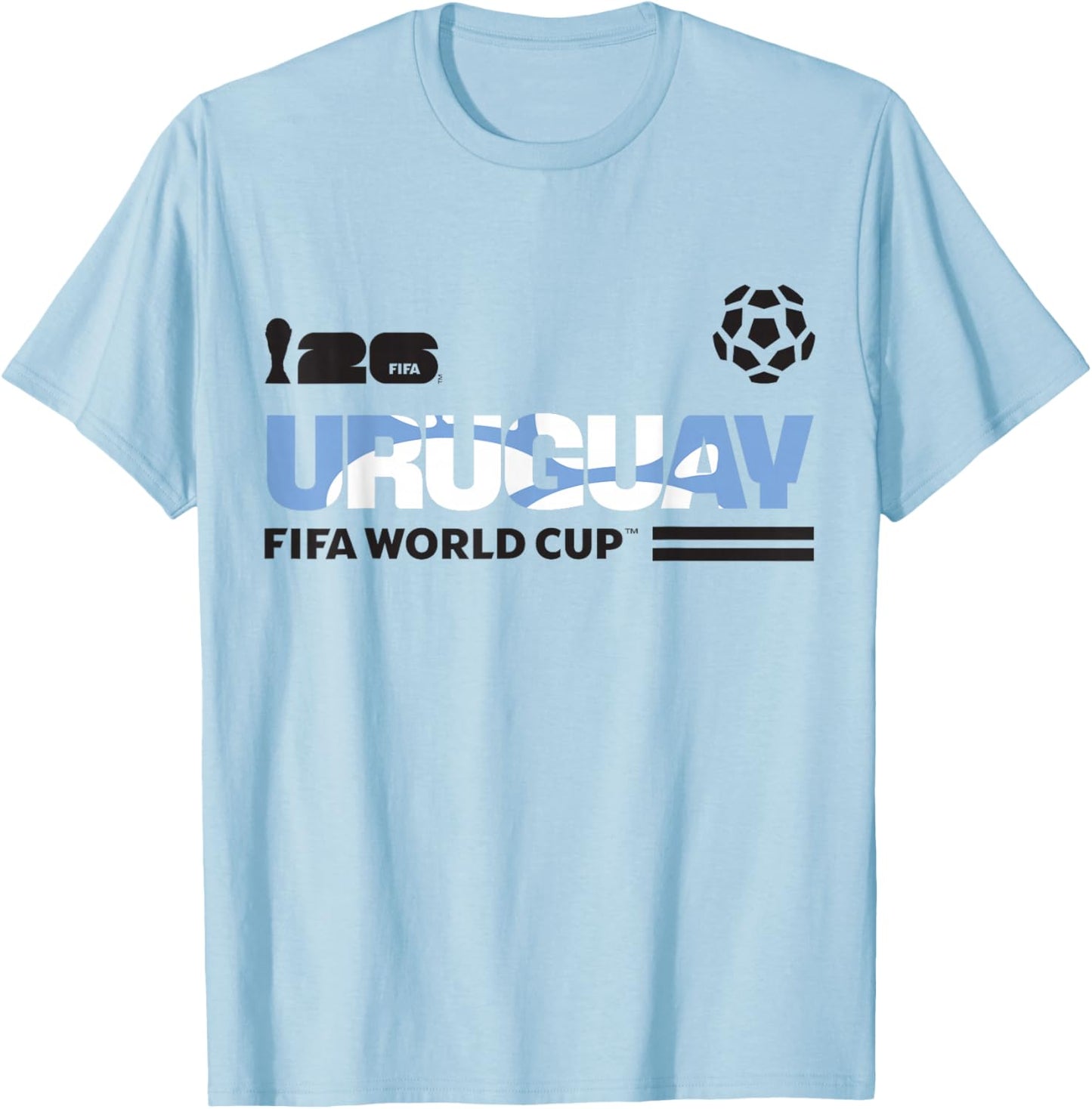 FIFA World CUP26 Qualifier Uruguay T-Shirt - T-Shirt | Light Blue