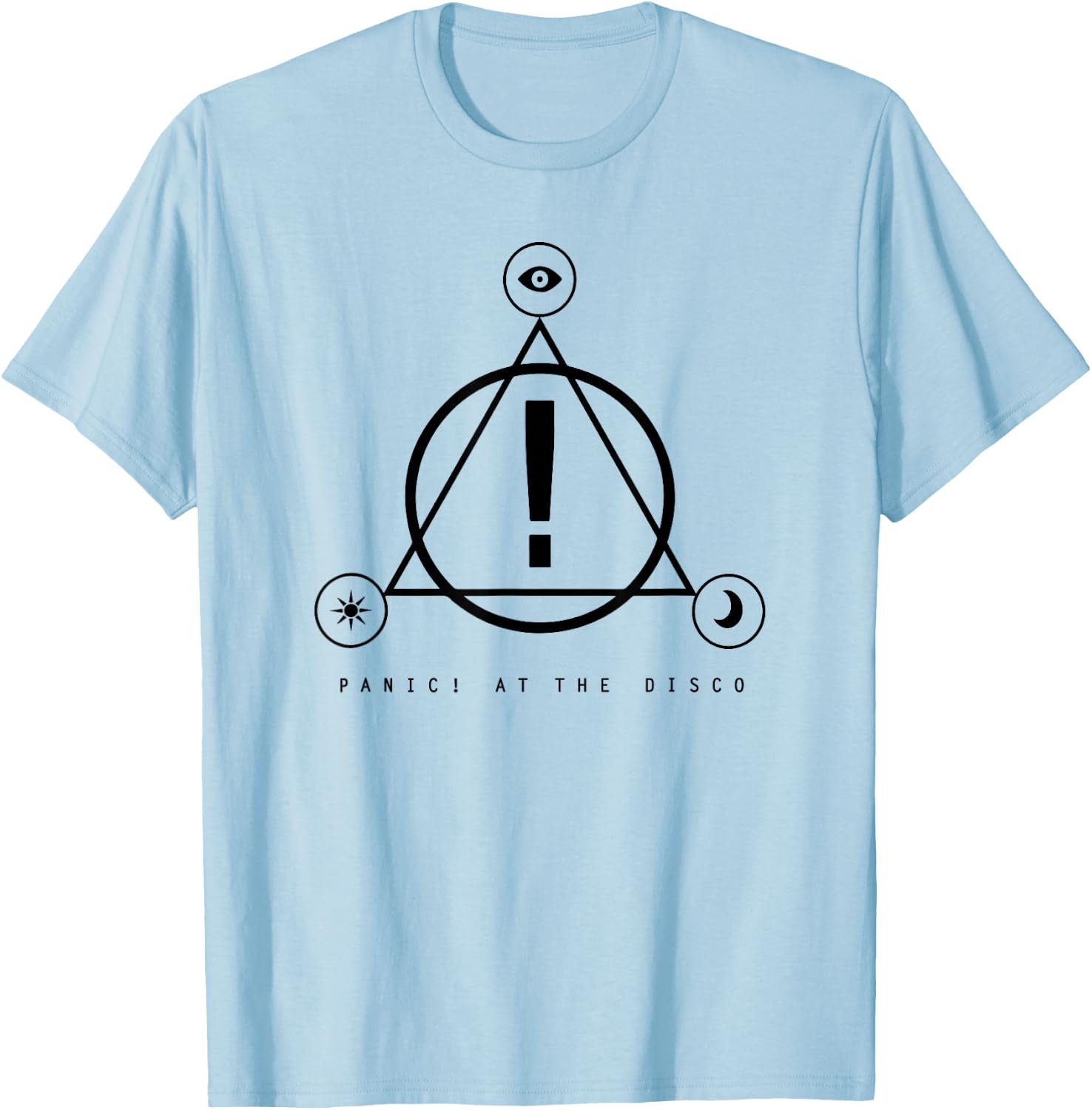 Panic! At The Disco - Symbol Logo T-Shirt - T-Shirt | Light Blue