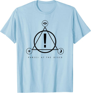 Panic! At The Disco - Symbol Logo T-Shirt - T-Shirt | Light Blue