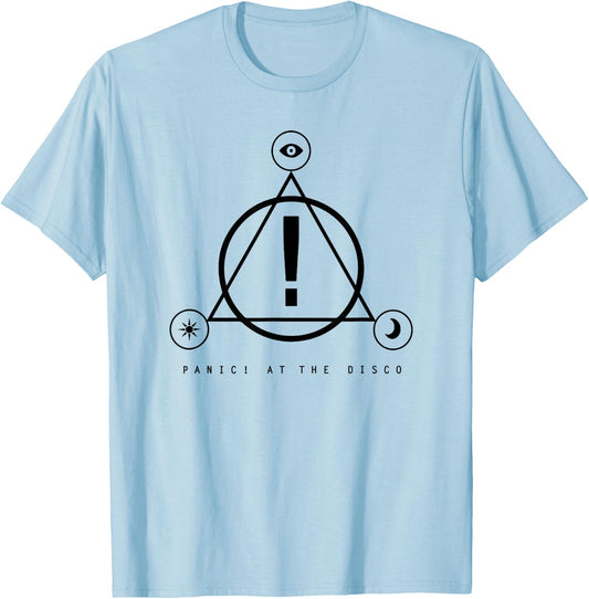 Panic! At The Disco - Symbol Logo T-Shirt - T-Shirt | Light Blue