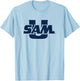 Samford Bulldogs | Official NCAA University Merch | PPSAM05 T-Shirt - T-Shirt | Light Blue